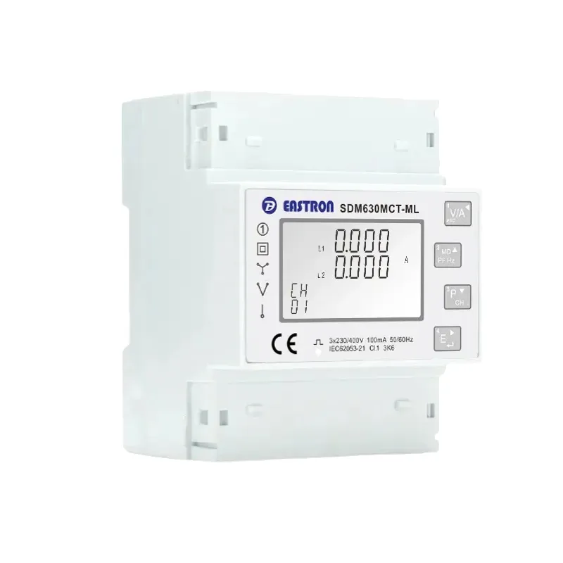 มิเตอร์วัดพลังงาน ยี่ห้อ Eastron รุ่น SDM630 Eastron 3p 150A:1A(CT) | smart meter 3 phase including CT for 6KW-80KW/3phase