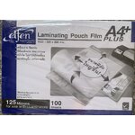 ฟิล์มเคลือบบัตร ตราเอลเฟ่น 125 ไมครอน A4 พลัส (กล่อง100แผ่น)