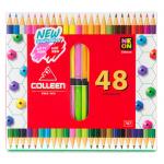 สีไม้ Colleen สองหัว 24แท่ง48สี (ขายยกโหล12กล่อง)