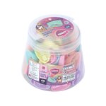 กบเหลาดินสอ เบอร์1(1 รู) Master Art (กระปุกบรรจุ60อัน) คละสีพาสเทล