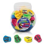 กบเหลาดินสอ เบอร์6 (2 รู) Master Art (กระปุกบรรจุ42อัน) คละสี