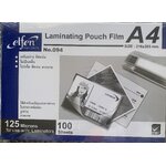 ฟิล์มเคลือบบัตร ตราเอลเฟ่น 125 ไมครอน A4 (กล่อง100แผ่น)
