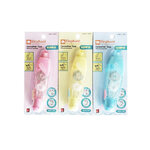 เทปลบคำผิด ตราช้าง รุ่น BUMPER ขนาด 6มม.x 6ม.คละสี (ขายยกล่อง12ด้าม)