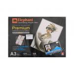 พลาสติกเคลือบบัตร ตราช้าง 125 ไมครอน A3 (กล่อง100แผ่น)