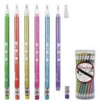 ดินสอต่อไส้ 2B เฟอร์รู (กระปุกบรรจุ 50 แท่ง) ด้ามกากเพชร / ด้ามการ์ตูน