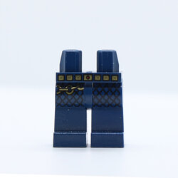 Hips and Legs with Gold Belt and Chain Pattern