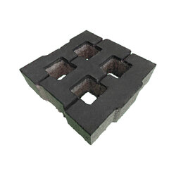 บล็อกปูหญ้าโมเดิร์น สีดำ