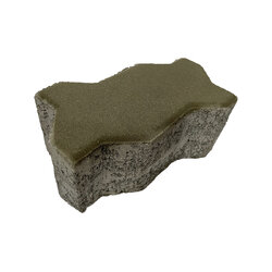 อิฐตัวหนอน สีเทา 10 ซม.