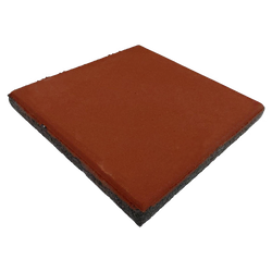 แผ่นทางเท้า 40x40x4 สีแดง