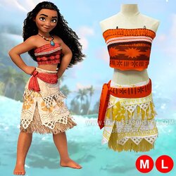 ชุดโมอานา ชุดฮาวาย โมอาน่า Moana ผจญภัยตำนานหมู่เกาะทะเลใต้