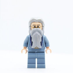 Albus Dumbledore, Sand Blue Outfit with Silver Embroidery
