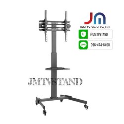 JMTVSTAND SM5500 ขาตั้งทีวีมีล้อเลื่อน(stand)เหล็กหนา แข็ง แรง ปรับสูง/ต่ำได้ ขนาด 32”-55”นิ้ว0964746498