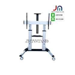 JMTVSTAND MT-F8200 ขาตั้งพื้นทีวีมีล้อเลื่อน(TV Stand) วัสดุ Aluminium อลูมิเนียม แบบล้อเลื่อนปรับสูง/ต่ำได้ 55"-98" นิ้ว{รับประกันสินค้า 3 ปี}0964746498