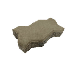 อิฐตัวหนอน สีเทา 4 ซม.