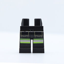 Hips and Legs with Reflective Stripes Pattern