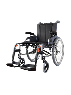 รถเข็นไซร้ใหญ่ อลูมิเนียมอัลลอยด์ Karma รุ่น Flexx HD (KM-8022) เบาะนั่งกว้างพิเศษ 22 นิ้ว รองรับน้ำหนักสูงสุด 170 กิโลกรัม เหมาะสำหรับ คนมีรูปร่างใหญ่, คนที่มีน้ำหนักมาก, คนไซร์ฝรั่ง สูง ใหญ่