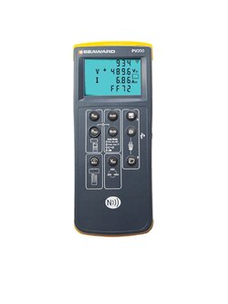 SEAWARD รุ่น PV200 เครื่องทดสอบระบบโซลาร์เซลล์ที่มีฟังก์ชั่นวิเคราะห์ประสิทธิภาพแบบเส้นโค้งกระแสและแรงดันไฟฟ้าหรือ IV-CURVE Tracer ตามมาตรฐาน IEC 61829 ที่ระดับ 1000V@15A รองรับมาตรฐานการติดตั้งทางไฟฟ้าระบบการผลิตไฟฟ้าจากพลังงานแสงอาทตย์ที่ติดตั้งบนหลังคา