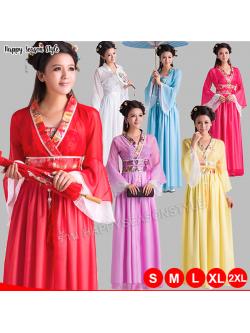 ชุดจีน ผู้หญิงย้อนยุค หนังกำลังภายใน นางสนม เจ้าหญิงกำมะลอ (มีหลายสี)