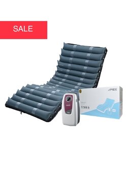 ที่นอนลมป้องกันแผลกดทับแบบลอน DOMUS 2 (โดมุส 2) มีเทคโนโลยี LOW AIR LOSS ช่วยการถ่ายเทความร้อน ช่วยลดและกระจากแรงกดทับได้ดี + แถมผ้าคลุมกันของเหลว ของแท้ จากศูนย์ไทย (รุ่นยอดนิยม)