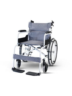 รถเข็นอลูมินัมอัลลอยด์โซม่า SOMA 105 (SM-150.5 F22) (WheelChair SOMA 150.5 F22) ล้อหลังใหญ่ น้ำหนักเบา พกพาสะดวก ของแท้จากศูนย์ไทย รับประกัน 1 ปี