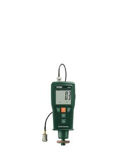 EXTECH รุ่น 461880 เครื่องวัดแรงสั่นสะเทือนและวัดความเร็วรอบได้ แบบ 2-in-1 Vibration Meter + Laser/Contact Tachometer Measures Acceleration, Velocity and Displacement plus RPM and Linear Surface Speed