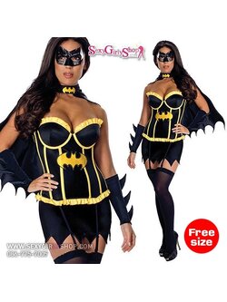 ชุดแบทแมน batman - Batgirl แบทเกิร์ล เกาะอก ซุปเปอร์ฮีโร่