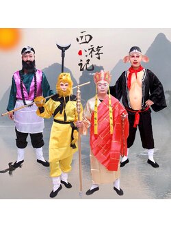 ชุดไซอิ๋ว ชุดพระถังซัมจั๋ง ซุนหงอคง ตือโป๊ยก่าย ซัวเจ๋ง ชุดจีน ส่งไวจากกทม. 🏍️💨💨