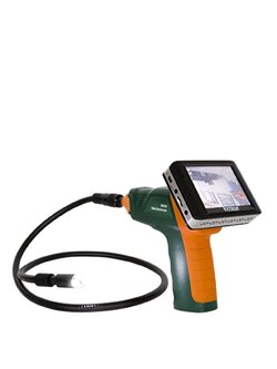 EXTECH BR250-5 กล้องงู กล้องสำรวจพื้นที่เข้าถึงยาก กล้องส่องในพื้นที่แคบ Video Borescope/Wireless Inspection Camera 9mm camera diameter and 3.5" Color TFT LCD Wireless Monitor