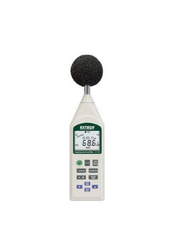 EXTECH 407780A เครื่องวัดความดังเสียงบันทึกข้อมูลได้ Integrating Sound Level Meter with USB Leq and SEL measurements with built-in datalogger and PC interface