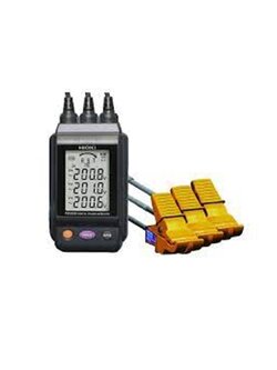 HIOKI PD3259-50 เครื่องตรวจวัดลำดับเฟสแบบไม่สัมผัส แสดงข้อมูลตัวเลข 4 บรรทัด