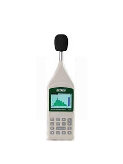 EXTECH รู่น 407790A เครื่องวัดความดังเสียงบันทึกข้อมูลได้ Real Time Octave Band Analyzer Type 2 integrating sound level meter with Octave and 1/3 Octave Band real time display