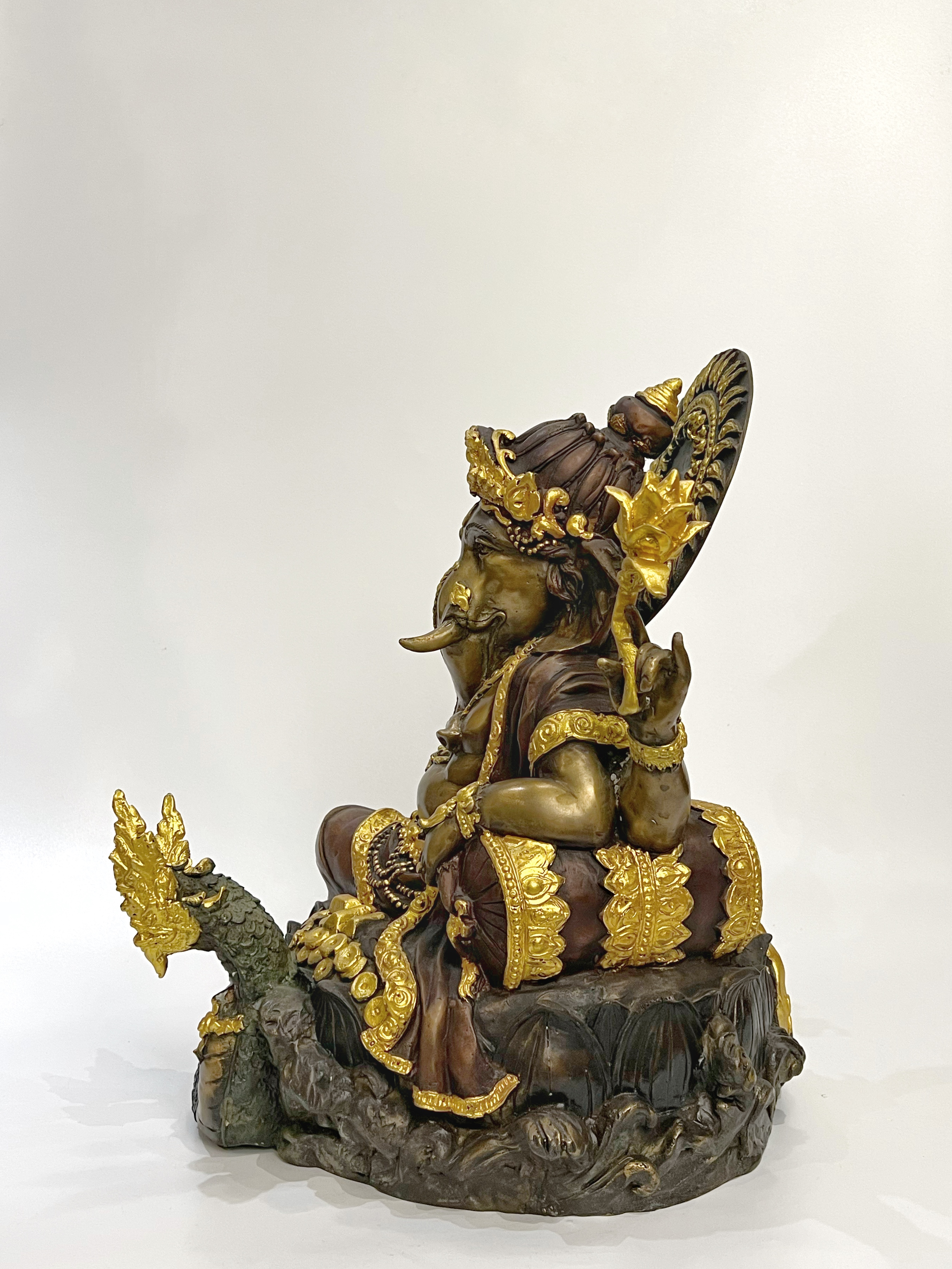 พระพิฆเนศ มหาเศรษฐีบรมสุข หน้าตัก 9 นิ้ว