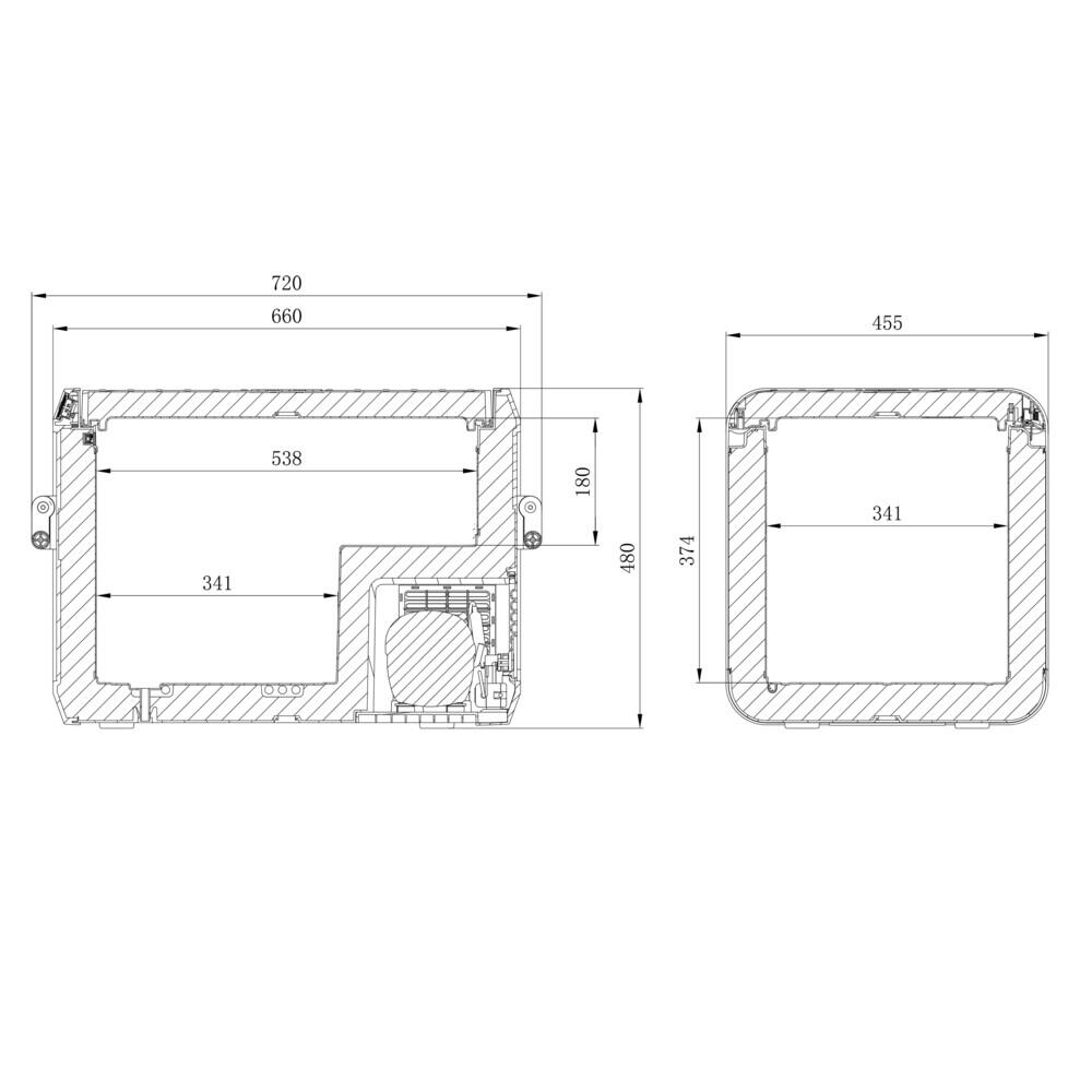 ตู้เย็นแช่แข็งพกพา Dometic CFX3 55L