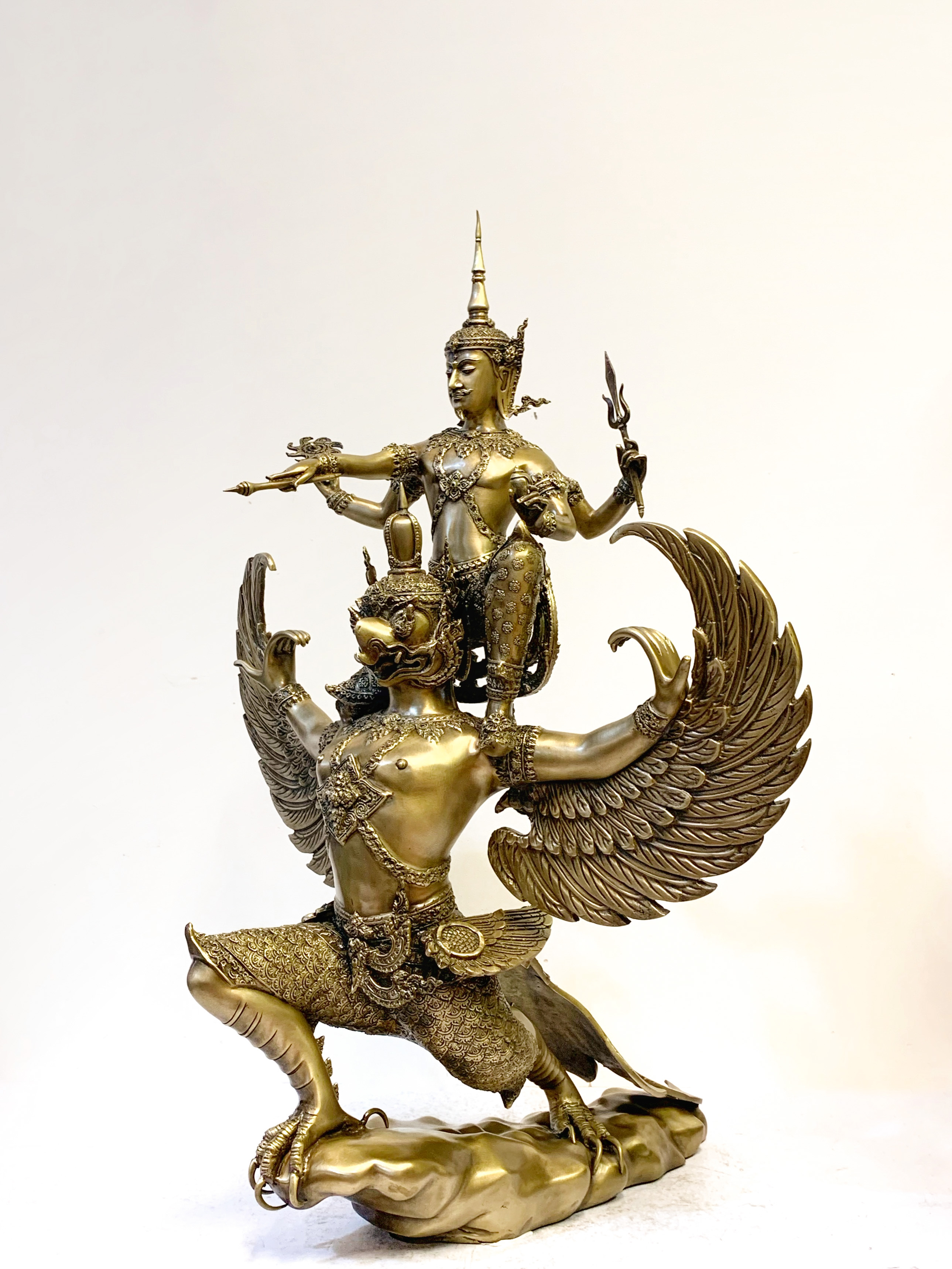 พระนารายณ์ทรงครุฑ หน้าตัก 9 นิ้ว