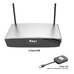Razr J-Click-01M Plus อุปกรณ์ส่งสัญญาณภาพและเสียงไร้สาย