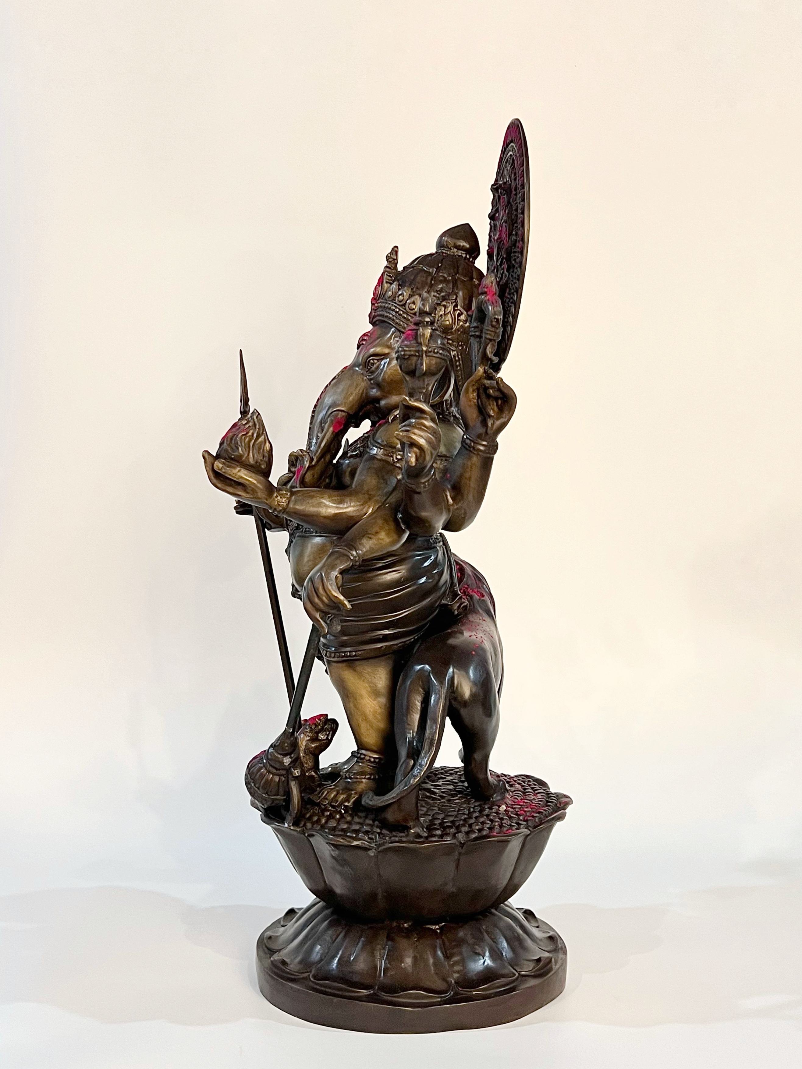 พระพิฆเนศ ปางศรีชูบาดิษติกานาปติ หรือ ปาง 51 ตา (ปางที่ 33) หน้าตัก 9 นิ้ว*