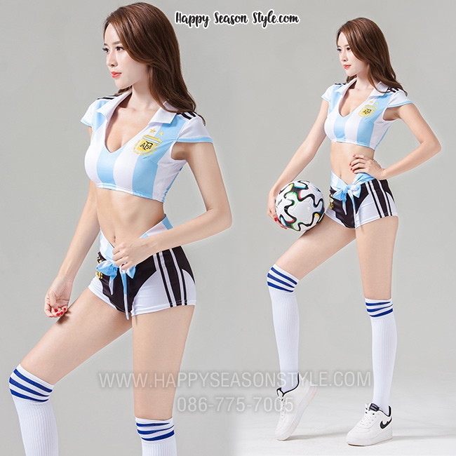 ชุดเชียร์บอล ชุดฟุตบอล Football รุ่นท๊อป - ทีมอาร์เจนตินา