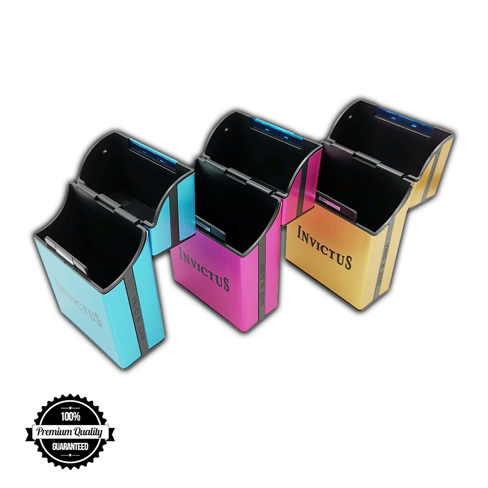 กล่องใส่ยาเส้น ผาแม่เหล็ก ใส่ได้ 20 มวน