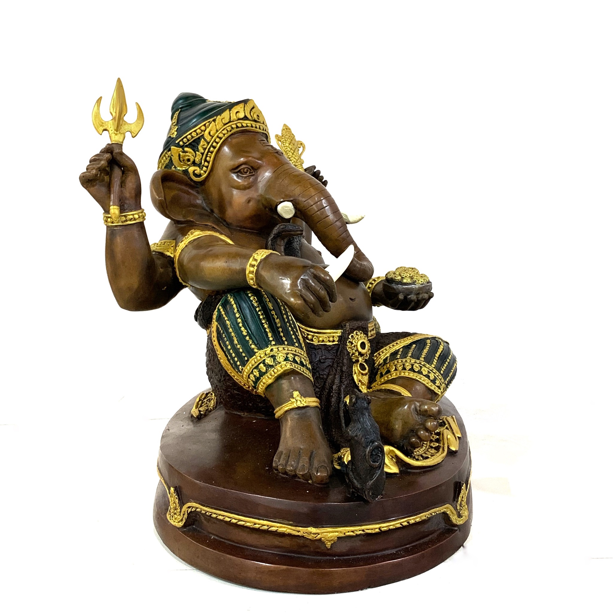 พระพิฆเนศ ปางเสวยสุข หน้าตัก 18 นิ้ว