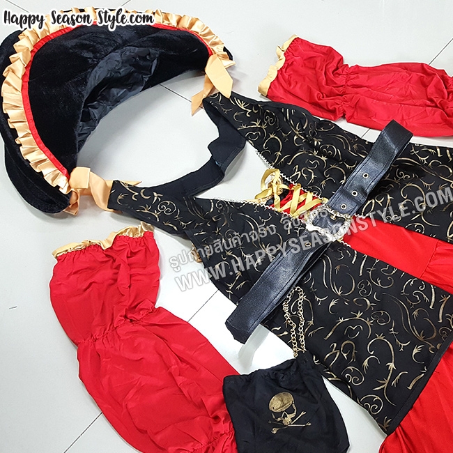 ชุดโจรสลัด สไตล์ สเปนนิซ โจรสลัดหญิง