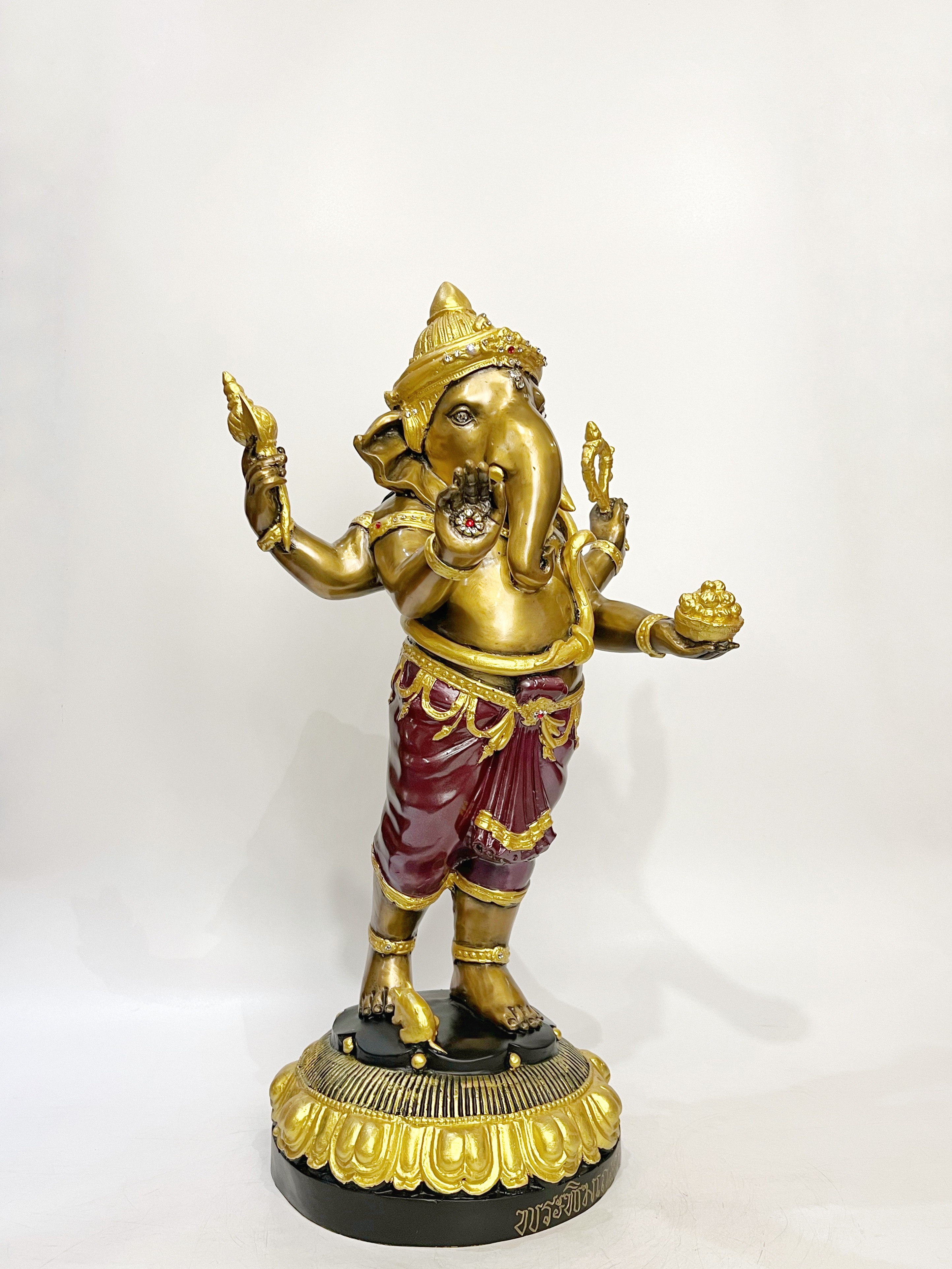 พระพิฆเนศ พระพิฆเณศร์ ปางลีลาประทานพร หน้าตัก 12 นิ้ว