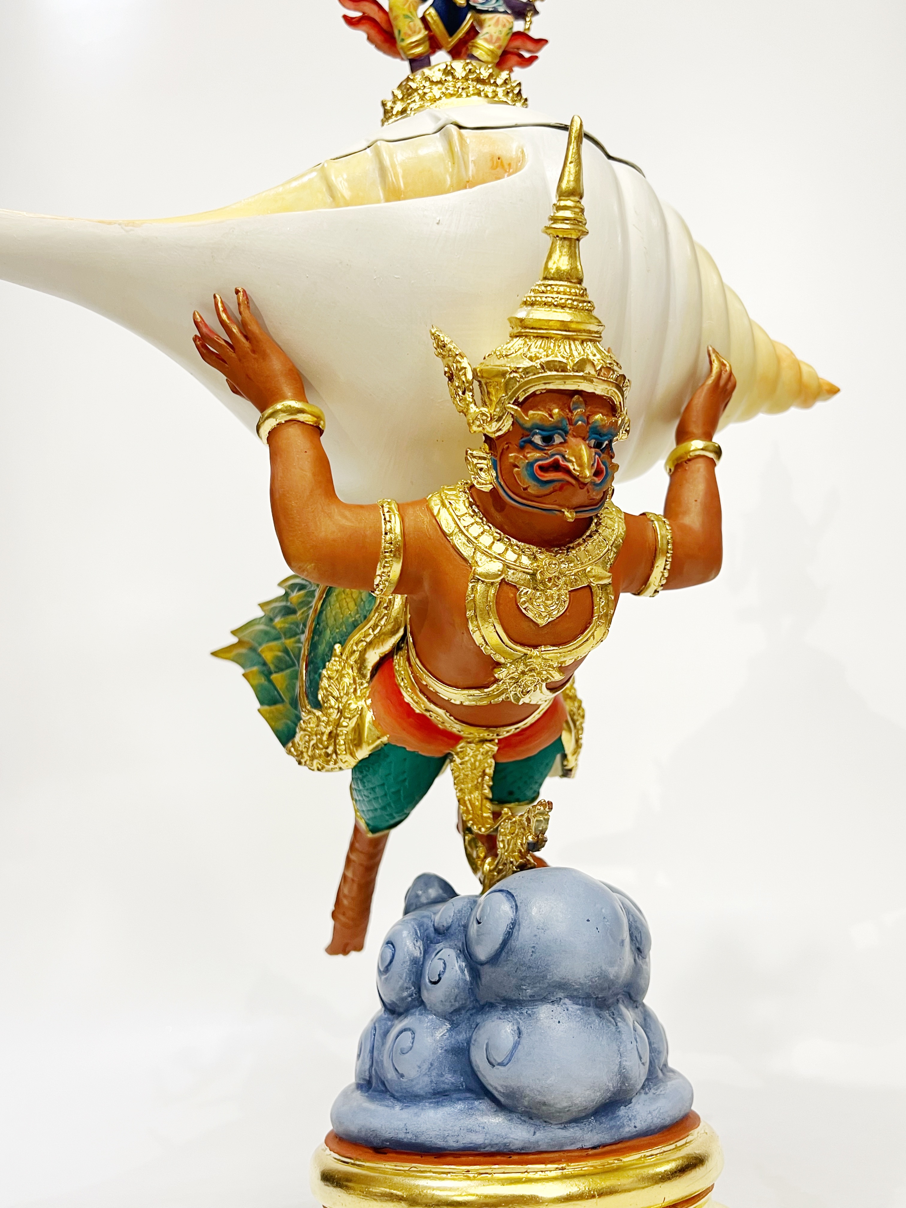 บาตรน้ำมนต์ พระนารายณ์ทรงครุฑ สูง 23 นิ้ว