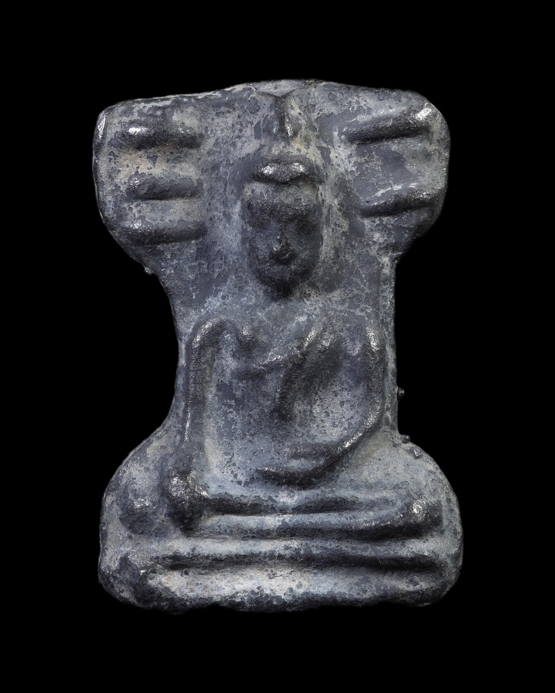 พระมเหศวร สองหน้าหัวกลับ เนื้อชินตะกั่ว