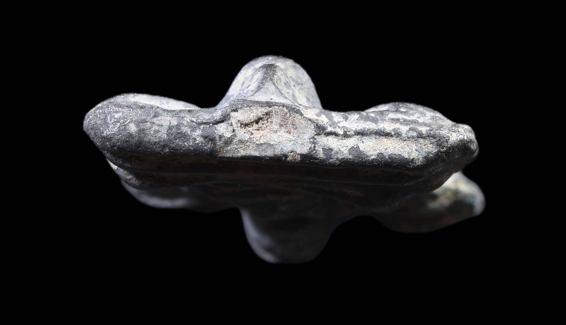 พระมเหศวร สองหน้าหัวกลับ เนื้อชินตะกั่ว