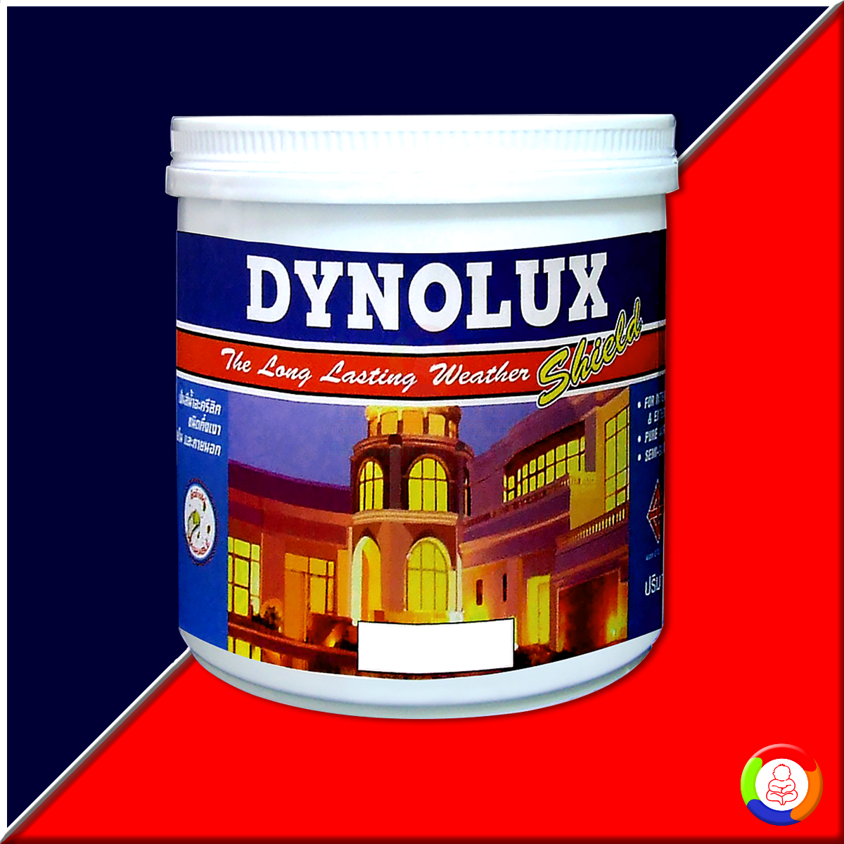 Dynolux Acrylic Emulsion (Semi-gloss) (เฉดพิเศษ)