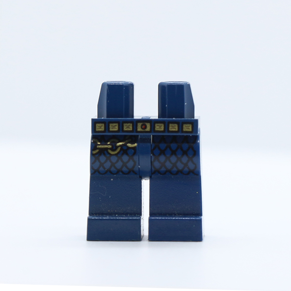 Hips and Legs with Gold Belt and Chain Pattern