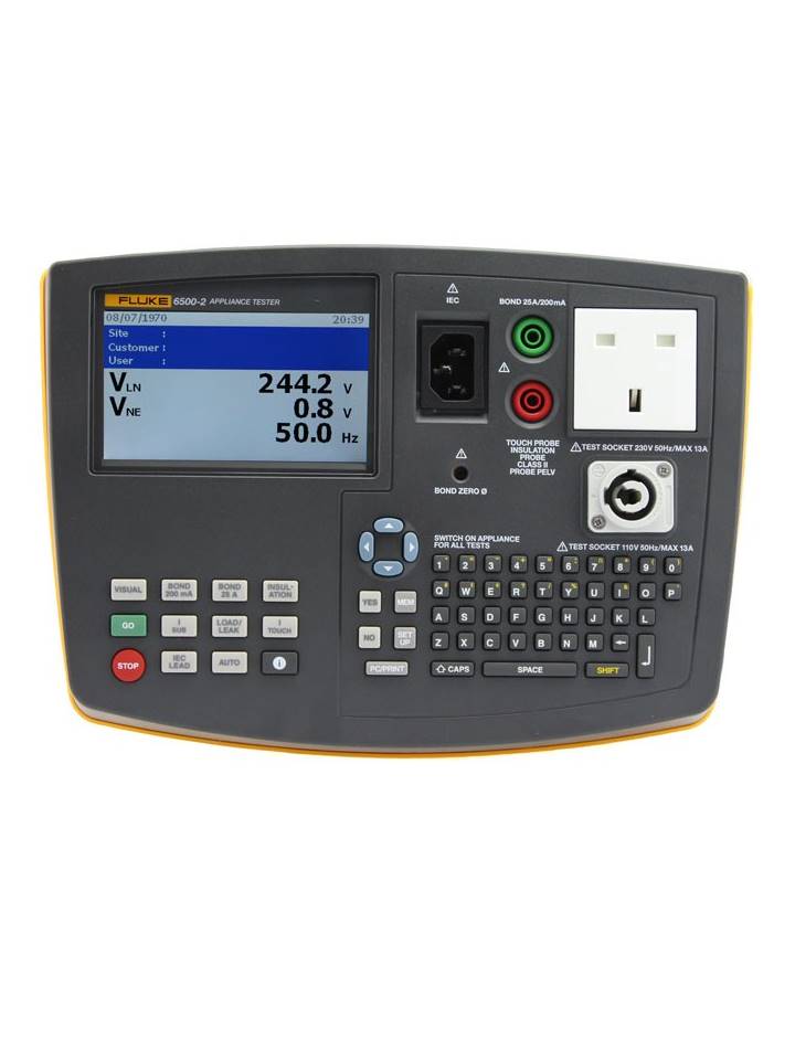 FLUKE รุ่น PAT6500-II เครื่องทดสอบความปลอดภัยของเครื่องใช้ไฟฟ้า PORTABLE APPLIANCE TESTER UK + KIT