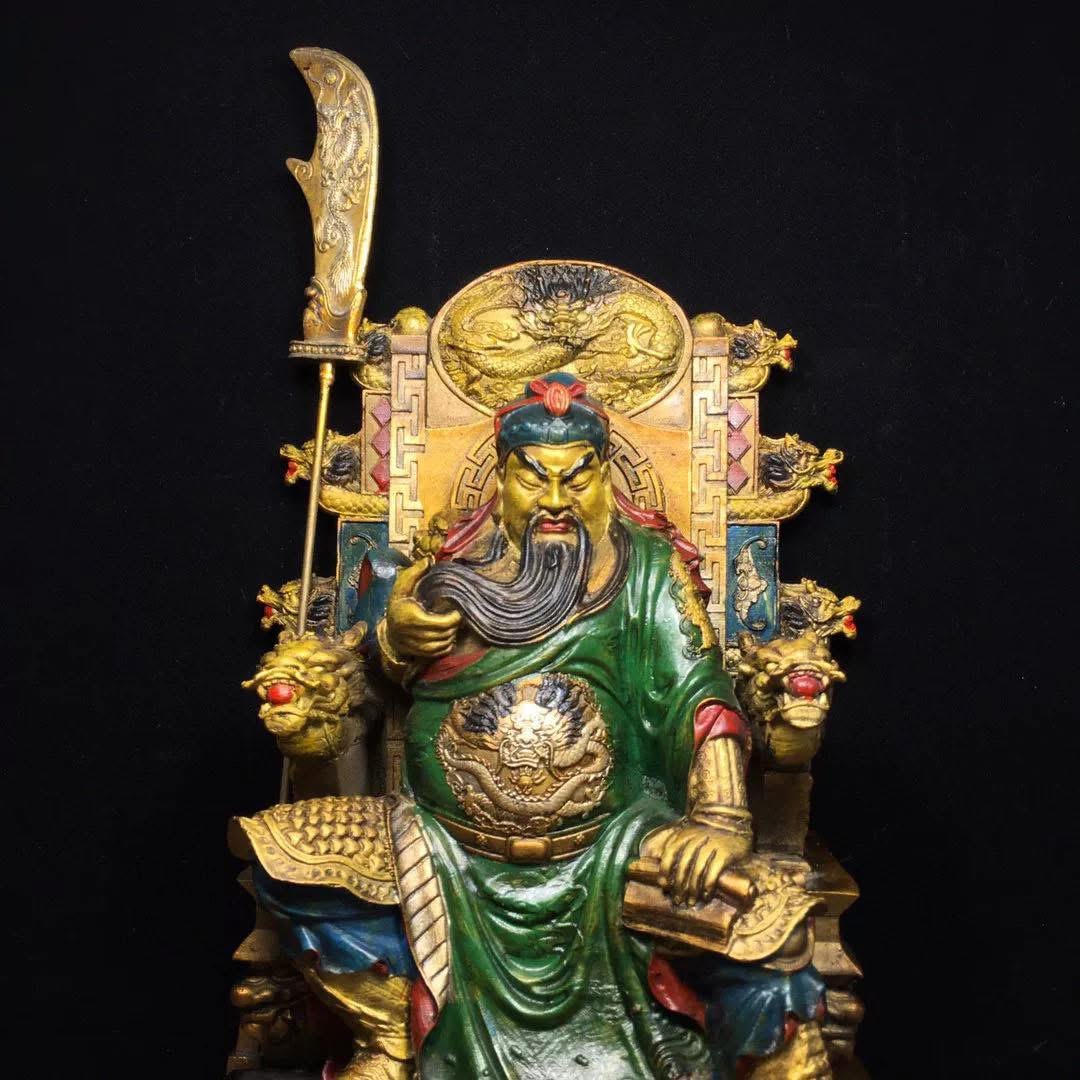 Pre-Order : เทพเจ้ากวนอู เจ้าพ่อกวนอู สูง 29.5 cm