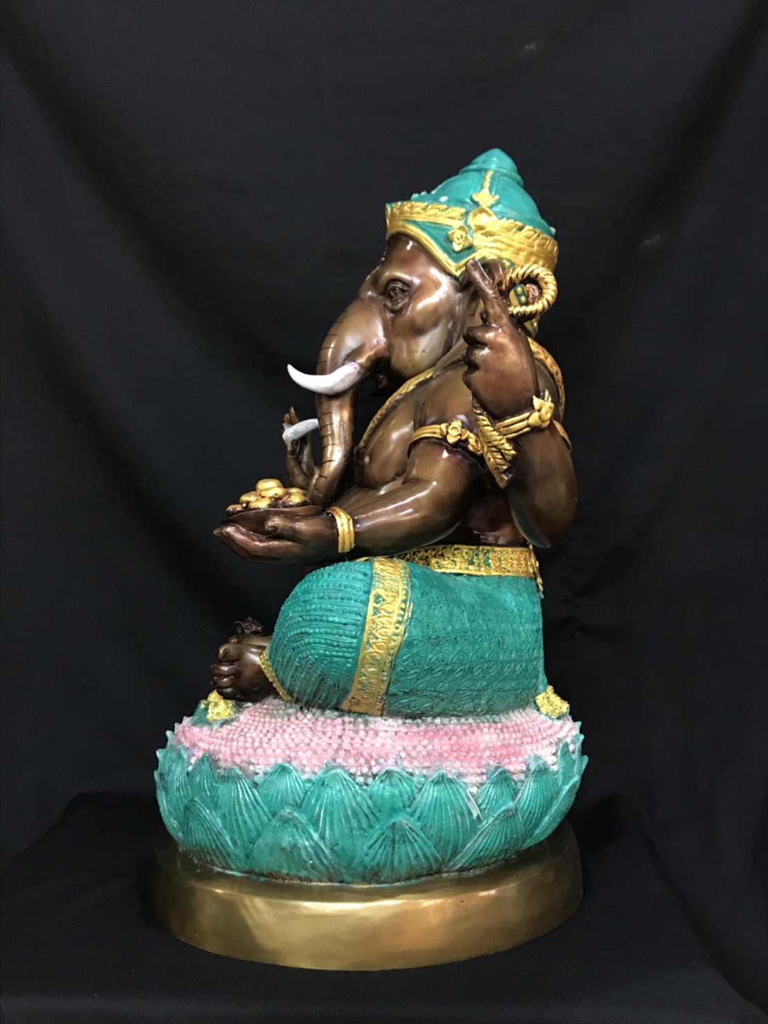 พระพิฆเนศ ปางเอกทันตะ หน้าตัก 16 นิ้ว (นั่งบัว)