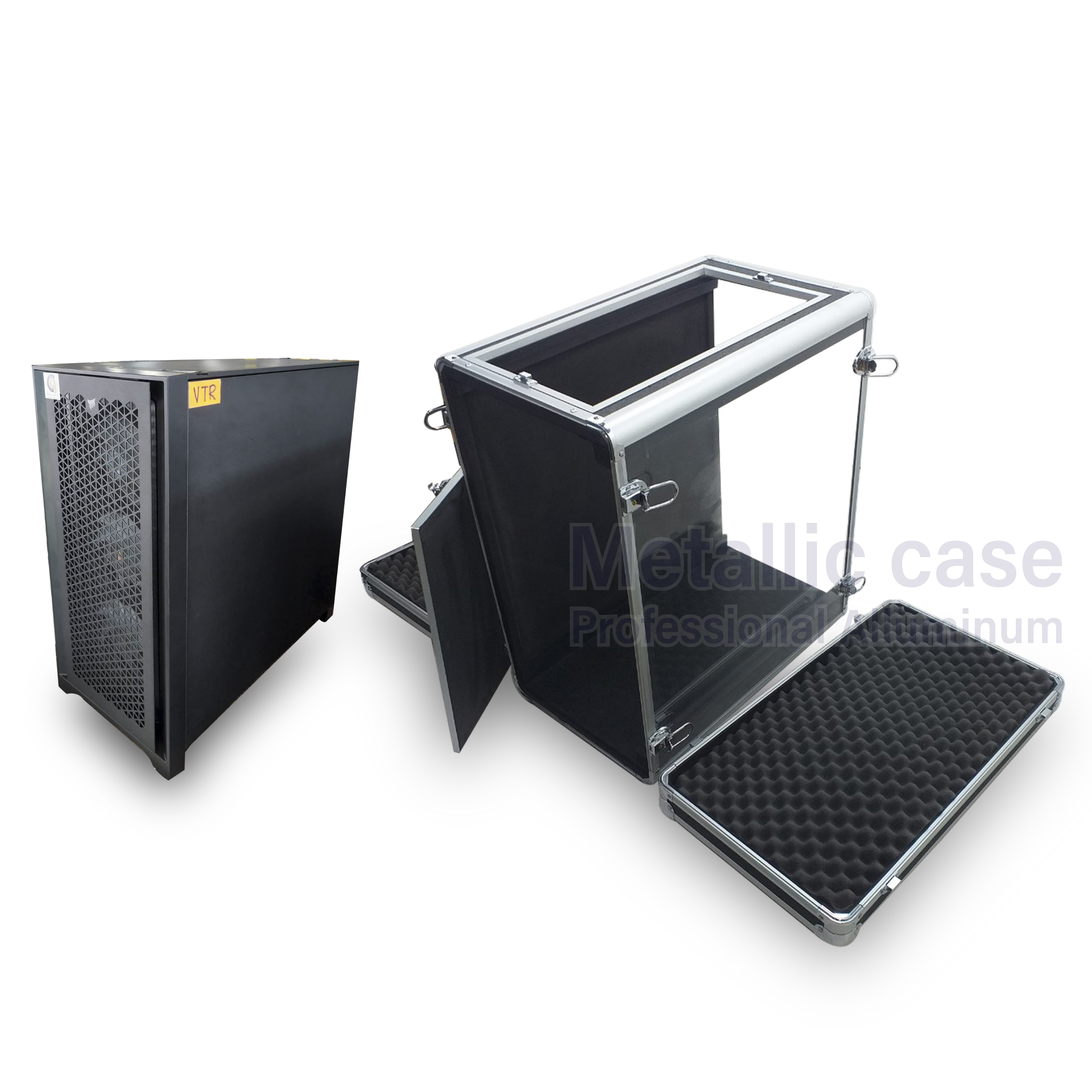 metalliccase8541-02-6506 / PC VTR สีดำ (46x29x57.6 T7C1H3K1P3)